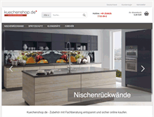 Tablet Screenshot of kuechenshop.de